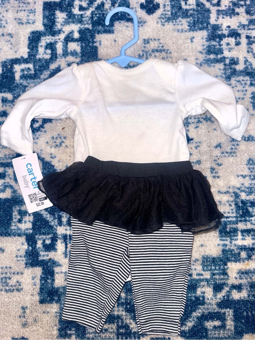 Carter's White & Black 'Scary Cute' Halloween Outfit - Picture 4 of 4